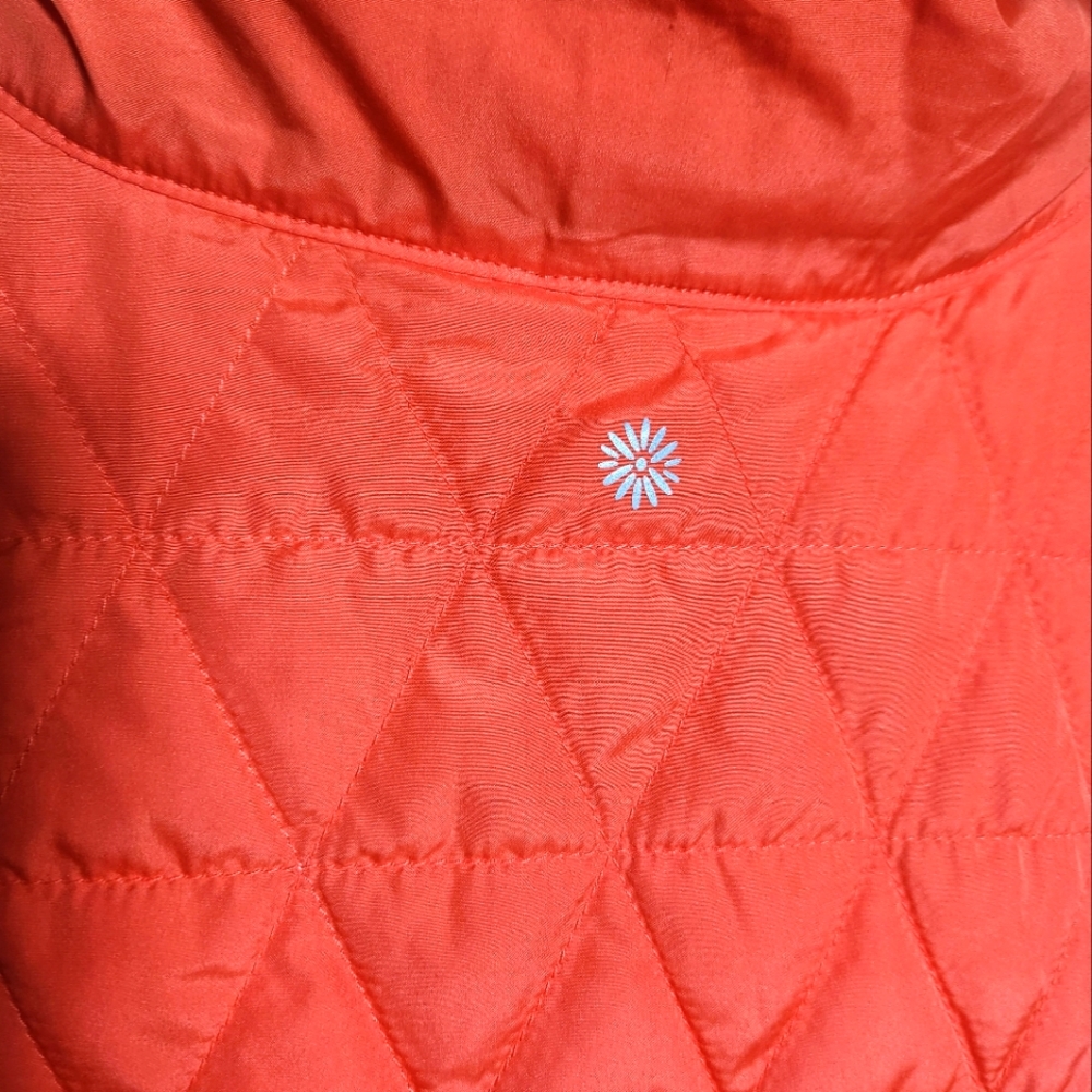 Tangerine Women's Orange Puffer Vest- Womens Size Large - Picture 9 of 10